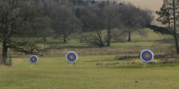 Photo of the Bowmen of Lyme grounds in spring