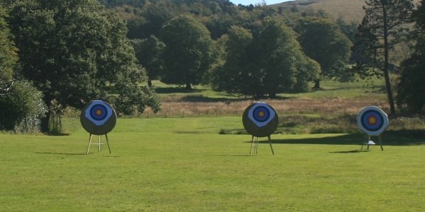 Photo of the Bowmen of Lyme grounds in summer