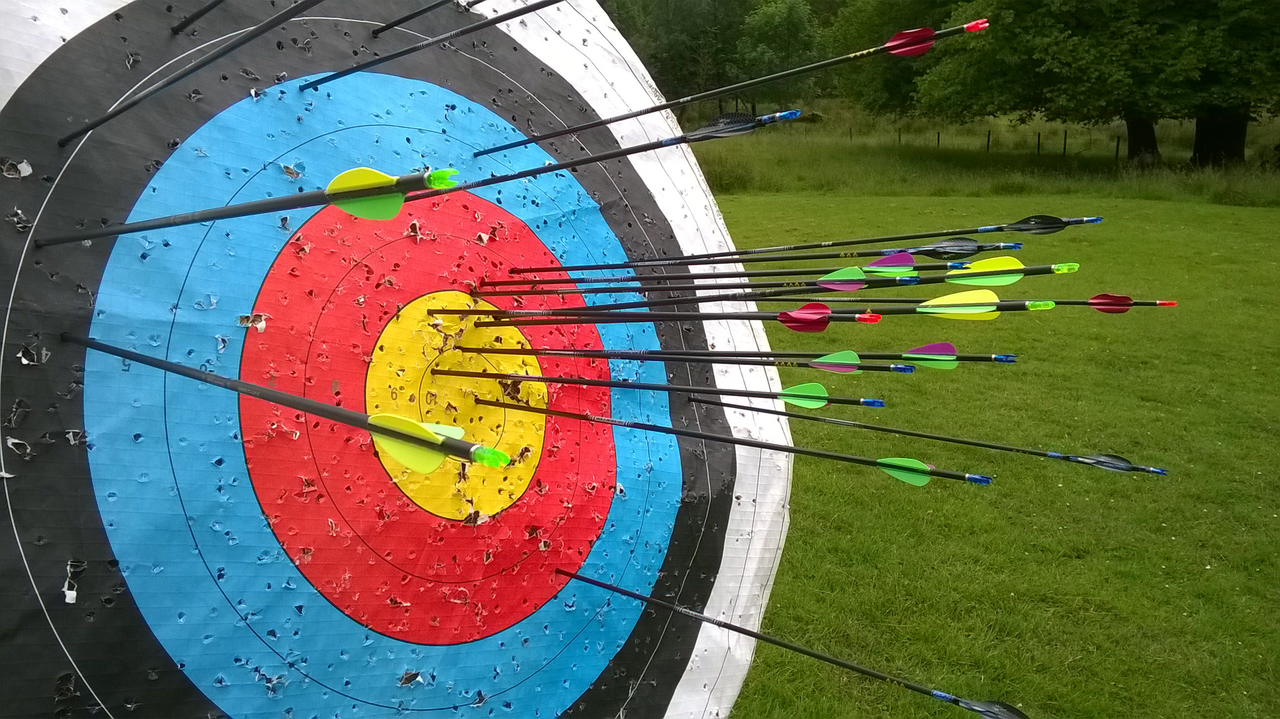 Outdoor Target Shooting at the Bowmen Of Lyme