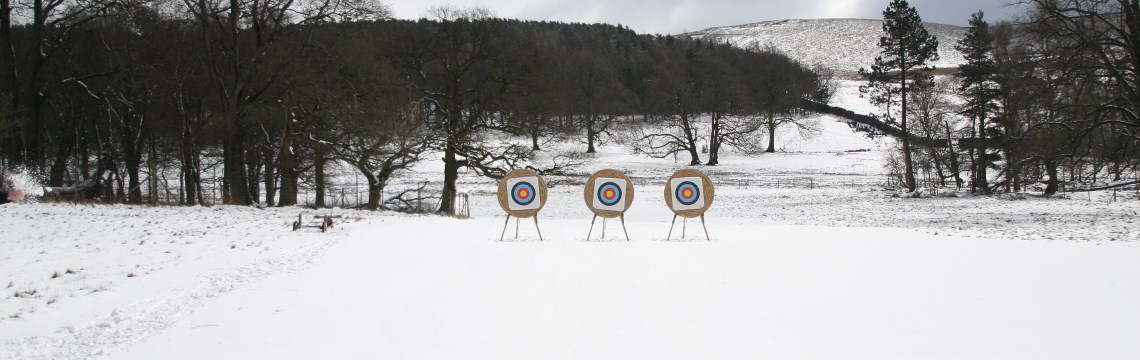 Photo of the Bowmen of Lyme grounds in winter